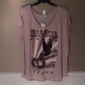New with tag Womens William Rast shirt sz 3x plus